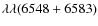 $\lambda \lambda (6548+6583)$