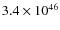 $3.4\times 10^{46}$
