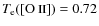 $T_{\rm e} {\rm ([\mbox{O {\sc ii}}])}=0.72$