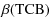 $\displaystyle \beta({\rm TCB})$