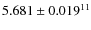 $5.681\pm0.019^{11}$