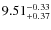 $\rm 9.51_{+0.37}^{-0.33}$