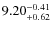 $\rm 9.20_{+0.62}^{-0.41}$