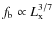 $f_{\rm b}\propto {L^{3/7}_{\rm x}}$