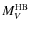 $M_V^{\rm HB}$