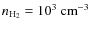 $n_{\rm H_2}=10^3~{\rm cm}^{-3}$