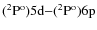 ${\rm (^2P^o)5d{-}(^2P^o)6p}$