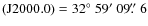 $({\rm J2000.0})= 32\hbox{$^\circ$ }59\hbox{$^\prime$ }09\hbox{$.\!\!^{\prime\prime}$ }6$
