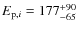 $E_ {{\rm p},i} = 177_{-65}^{+90}$