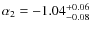 $\alpha_2=-1.04^{+0.06}_{-0.08}$
