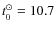 $t_0^\odot=10.7$