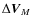 $\Delta\vec{V}_{M}$