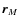$\vec{r}_{M}$