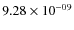 $9.28\times 10^{-09 } $