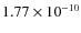 $1.77\times 10^{-10 } $