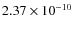 $2.37\times 10^{-10 } $