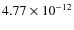 $4.77\times 10^{-12 } $