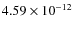 $4.59\times 10^{-12 } $