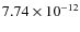 $7.74\times 10^{-12 } $