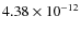 $4.38\times 10^{-12 } $