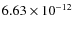 $6.63\times 10^{-12}$