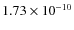 $1.73\times 10^{-10 } $