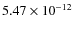 $5.47\times 10^{-12 } $