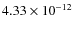 $4.33\times 10^{-12 } $