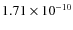 $1.71\times 10^{-10 } $