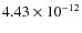 $4.43\times 10^{-12 } $