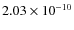 $2.03\times 10^{-10 } $