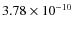 $3.78\times 10^{-10 } $