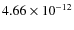 $4.66\times 10^{-12 } $