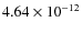 $4.64\times 10^{-12 } $