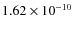 $1.62\times 10^{-10 } $