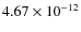 $4.67\times 10^{-12 } $