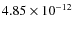 $4.85\times 10^{-12 } $