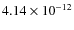 $4.14\times 10^{-12 } $