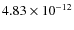 $4.83\times 10^{-12 } $