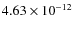 $4.63\times 10^{-12 } $