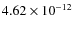 $4.62\times 10^{-12 } $
