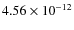 $4.56\times 10^{-12 } $