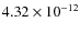 $4.32\times 10^{-12 } $