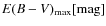 $E(B-V)_{\rm max}{\rm [mag]}$