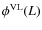 $\phi^{\rm VL}(L)$