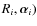 $R_i,\vec{\alpha}_i)$