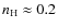 $n_{\rm H} \approx 0.2$