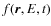 $f(\vec{r},E,t)$