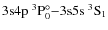 $\rm 3s4p ~^3P^{\circ}_0 {-} 3s5s ~^3S_1$