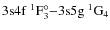 $\rm 3s4f ~^1F^{\circ}_3 {-} 3s5g ~^1G_4 $